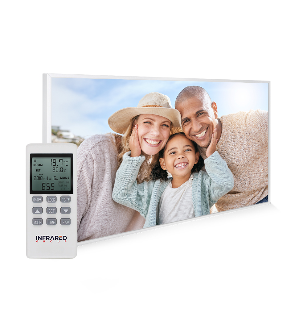 700w Personalised Image NRGPRO Infrared Heating Panel - Electric Wall Panel Heater